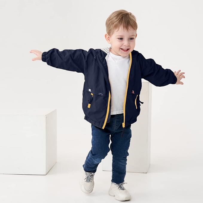 Volunboy Toddler Boys Spring Windbreaker Lightweight Jacket | baby boy - Image 2