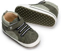 Meckior Toddler Baby Boys Girls High Tops Ankle Sneakers Soft Anti-Slip Sole PU by Meckior