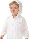 Toddlers-Baby Sun-Jacket UV-Protection-Hoodie Long-Sleeve Zip by HinyBoeh