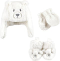 Hudson Baby Baby Hudson Baby Unisex Baby Trapper Hat, Mitten and Bootie Set by HudsonBaby