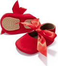 KIDSUN Infant Baby Girls Mary Jane Shoes Non-Slip Rubber Sole Ballet Slippers by KIDSUN
