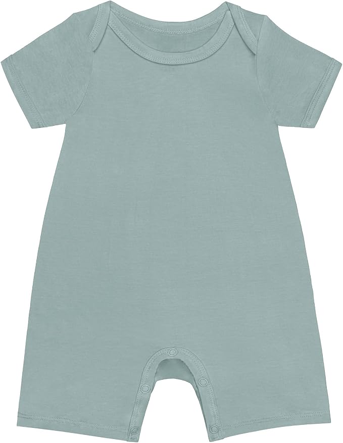 GUISBY Baby Rayon Romper Pajamas, 0-24M | Silky Soft Feel，Snap Closure，Footless by GUISBY