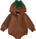 Newborn Halloween Romper Girl Boy Hoodie Romper Sweatshirt | 0-18 Months Baby by Sprifallbaby