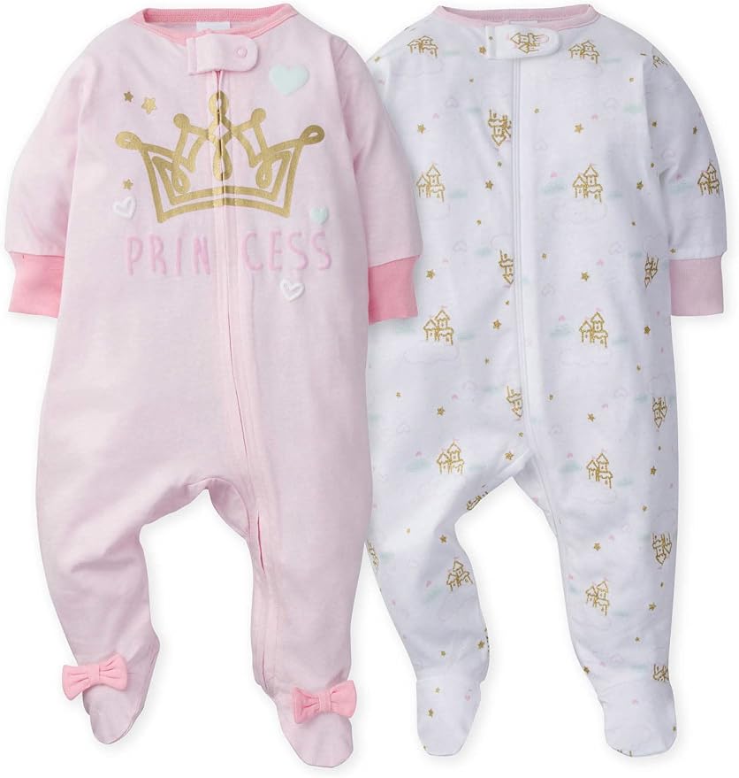 Gerber Baby Girls 2-Pack Sleep ‘N Play by Gerber