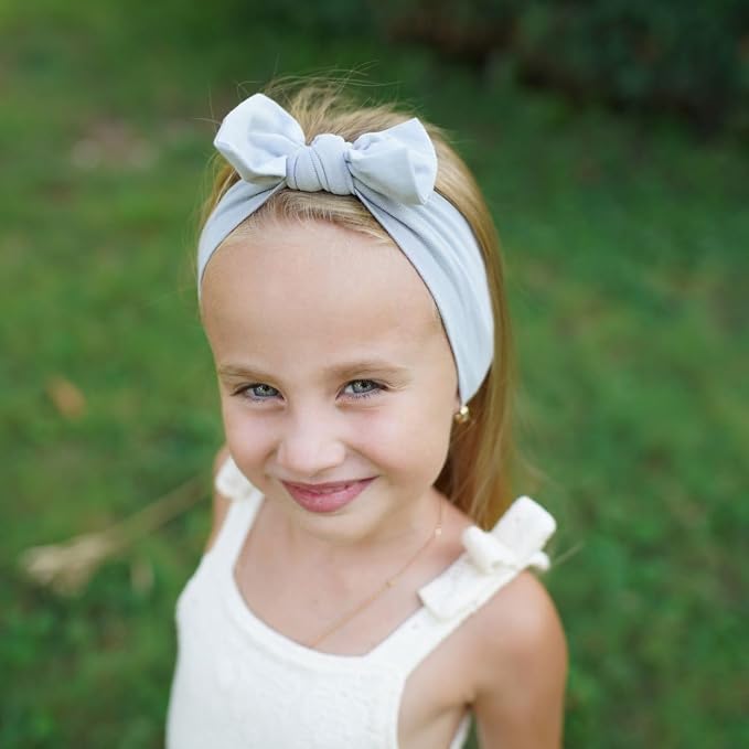 Baby Girl Headbands-Infant, Toddler Cotton Handmade Hairbands - Image 6