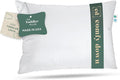 ComfyDown Toddler Pillow, 800 Fill Power Goose Down Fill, 300 Thread Count 100% Cotton Cover - Made in USA 18 Months to 6 Years (13x18)