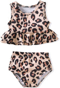 Aalizzwell Toddler Baby Girl Bathing Suit Two Piece Swimsuit Bikini Beach Wear
