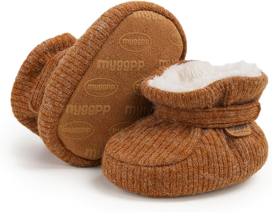 Ohwawadi Infant Baby Slippers Girls Boys Booties Warm Baby Socks Shoes Newborn - Image 3