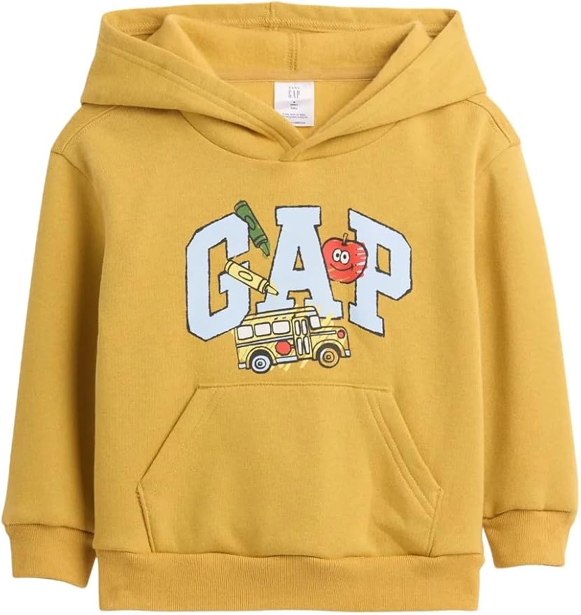 GAP Baby Boy Playtime Favorites Logo Pullover Hoodie Hooded Sweatshirt by GAP