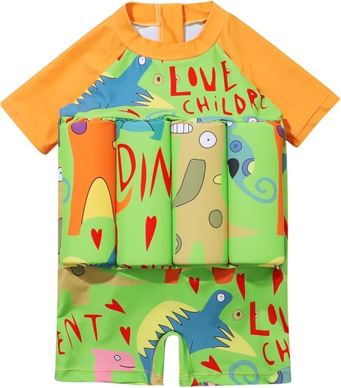 Kids Boys Girls Floatation Swimsuit by IDOPIP