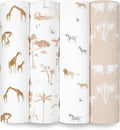 aden + anais Boutique Organic Swaddle Blanket 4-Pack – 100% Organic Cotton by adenanais