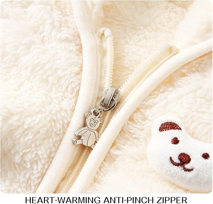 Baby Boy Fleece Jacket Girl Winer Clothes Coat - Image 4