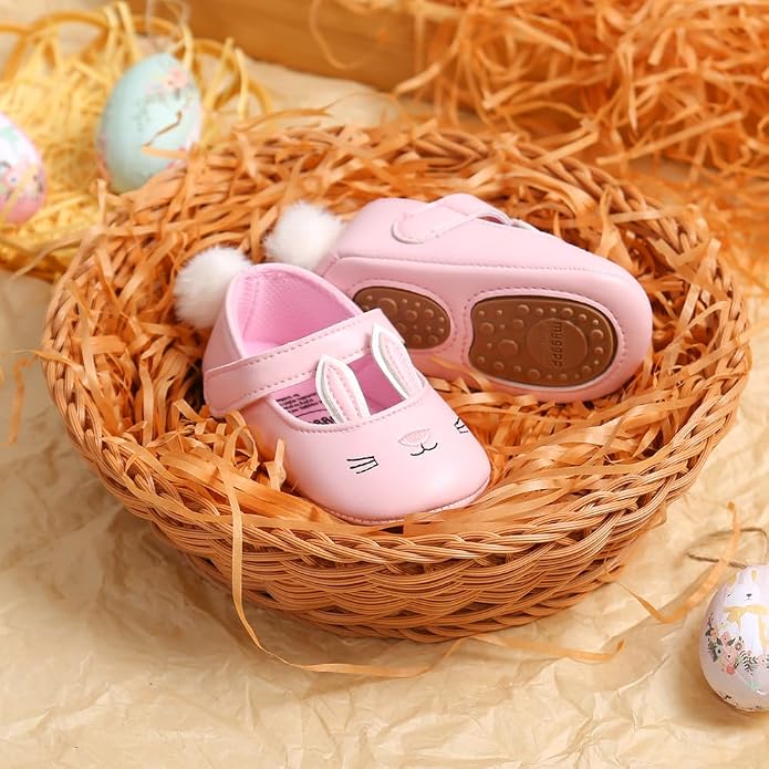 Ohwawadi Infant Baby Boys Girls Slippers Cozy Fleece Booties Soft Bottom Warm - Image 6
