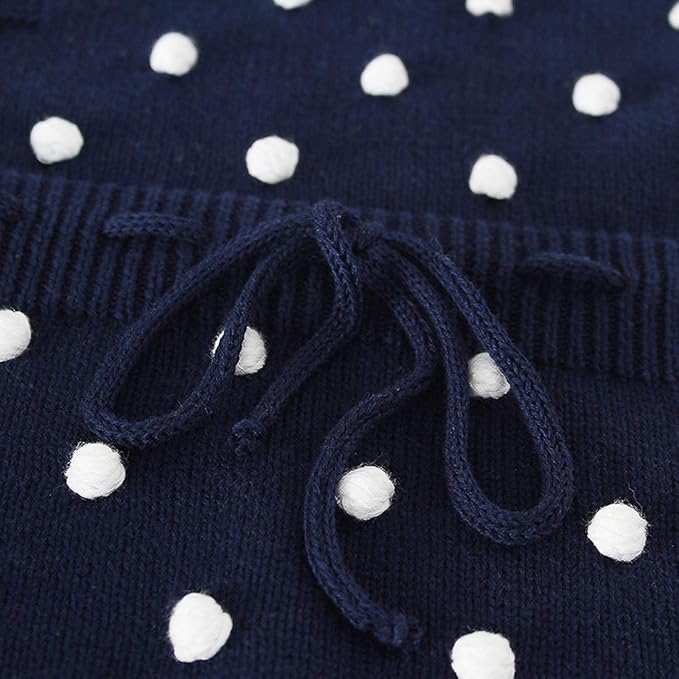 Simplee kids Baby Girl Romper, Sleeveless Pompoms Square Neck | Soft Breathable - Image 7