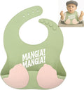Teasin' Teethers Funny Italian Silicone Baby Bib by Unknown