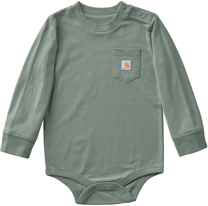 Carhartt Long-Sleeve Pocket Bodysuit | 100% Cotton | Made From Breathable by Carhartt