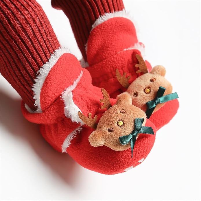 Baby Booties Cozy Fleece Slippers Soft Baby Shoes - Image 2