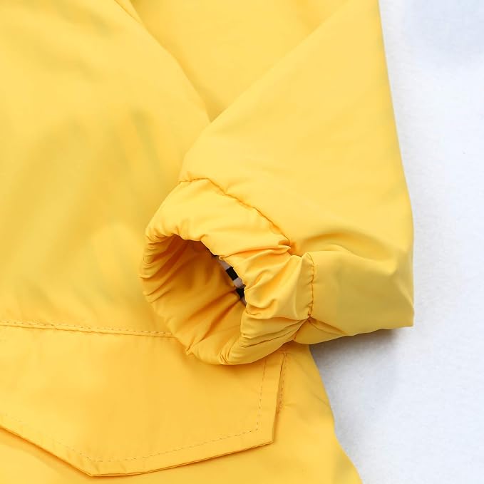YOUNGER TREE Toddler Baby Boy Girl Duck Raincoat Cute Cartoon Hoodie Zipper - Image 6