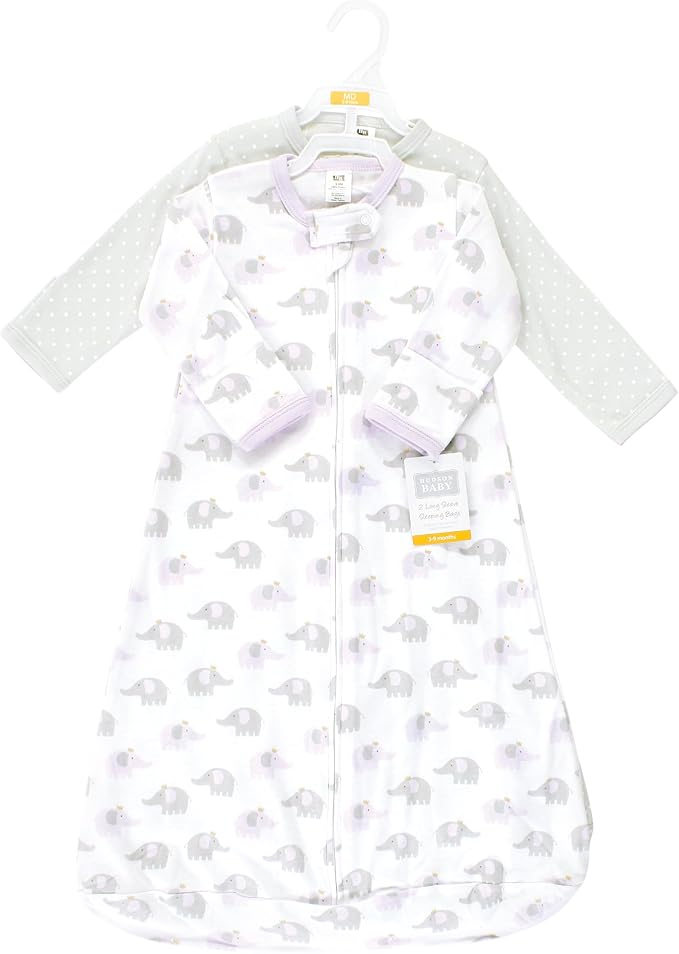 Hudson Baby Unisex Baby Cotton Long-Sleeve Wearable Sleeping Bag - Image 2