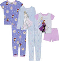 Disney Unisex Kids' 6-piece Snug-fit Cotton Matching Comfortable Pajama Set by Disney
