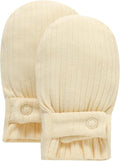 Baby Newborn No Scratch Mittens Stay On Cotton Gloves 0-12 Months | Organic by KARUNEL
