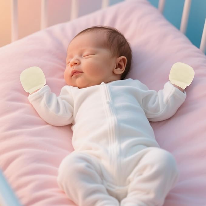 16 Pairs Newborn Baby Cotton Mittens No Scratch Gloves Newborn Mittens Infant - Image 4
