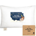 KeaBabies Toddler Pillow 13x18 - Soft Organic Cotton Kids Travel Bed Pillows for Sleeping, School, Nap, Machine Washable, Toddlers 2 to 5, Pillowcase Sold Separately (Soft White)