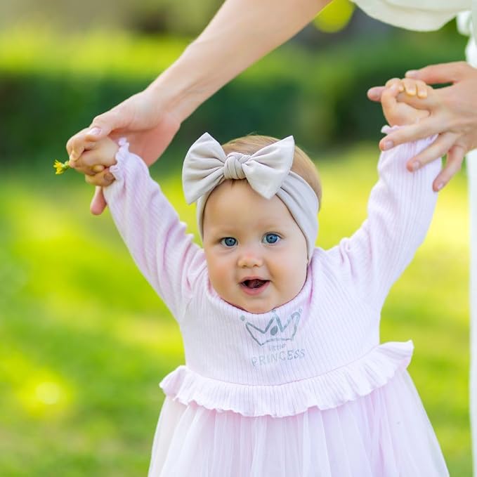 Baby Girl Headbands-Infant, Toddler Cotton Handmade Hairbands - Image 5