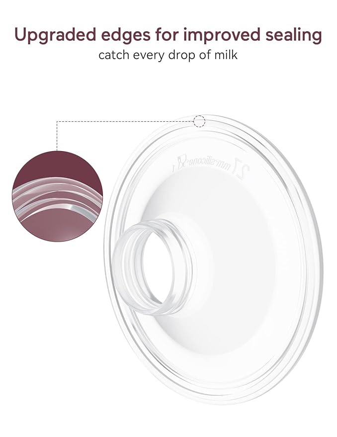 Momcozy Original S9 Pro/S12 Pro Replacement Accessories, Only Compatible with Momcozy S9 Pro/S12 Pro Breast Pump NOT for S9/S12(27mm Single-Sealed Flange,1 Pack)