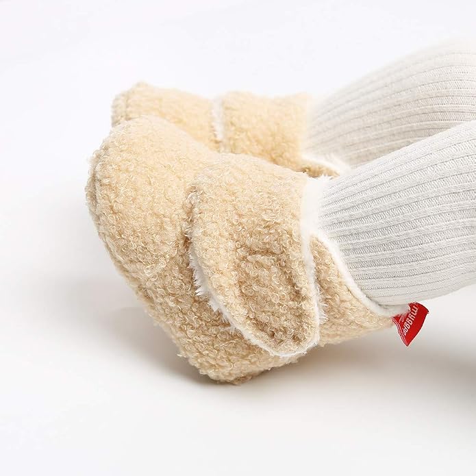 Ohwawadi Infant Baby Slippers Girls Boys Booties Warm Baby Socks Shoes Newborn - Image 5