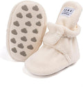 Babelvit Newborn Baby Boy Girl Soft Fleece Booties Stay On Infant Slippers by Babelvit