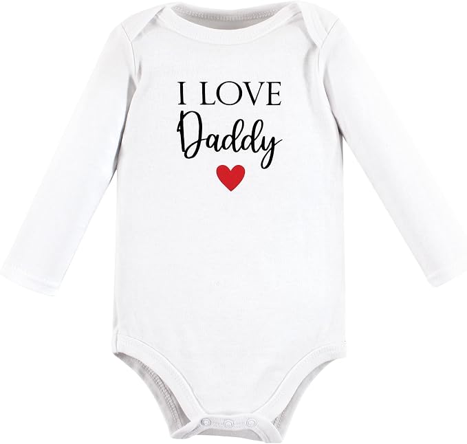 Hudson Baby Baby Girls' Cotton Long-sleeve Bodysuits 3-pack - Image 3