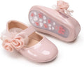Meckior Infant Baby Girls Soft Sole Bowknot Princess Wedding Dress Mary Jane by Meckior