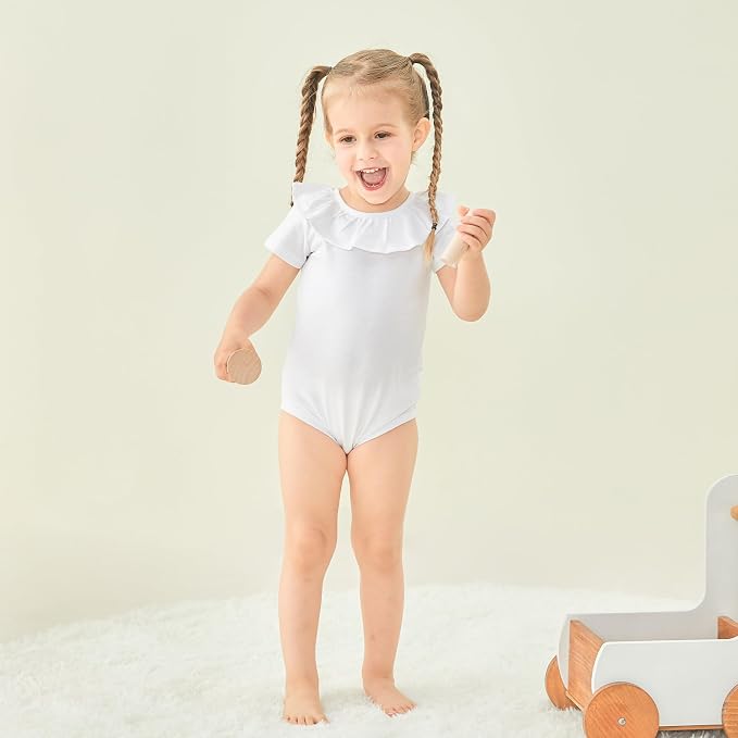 pureborn Baby Romper Bodysuits 2-Pack Unisex Soft Cotton One-Piece Outfit - Image 2