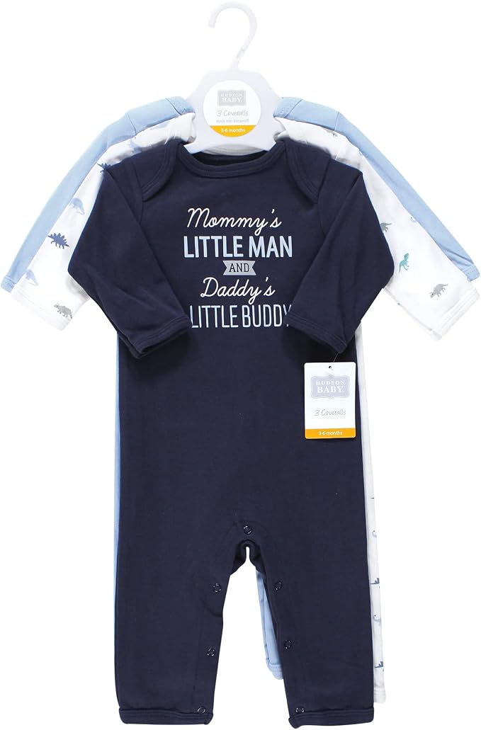 Hudson Baby unisex-child Cotton Coveralls - Image 2
