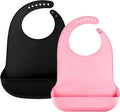 Silicone Adult Bib, Adjustable and Washable Bib by Tiwerlfe