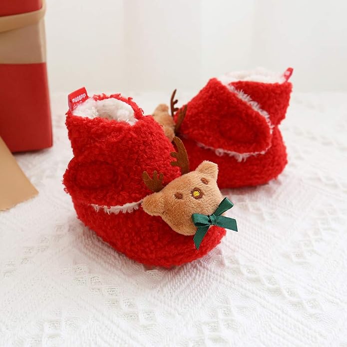 Ohwawadi Infant Baby Slippers Girls Boys Booties Warm Baby Socks Shoes Newborn - Image 6