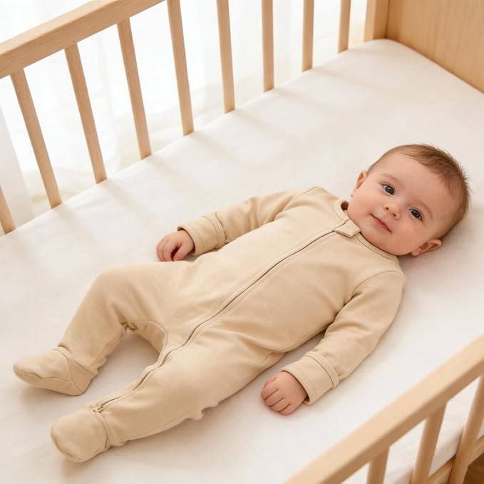 Aablexema Baby Footie Pajamas Cotton - Image 2