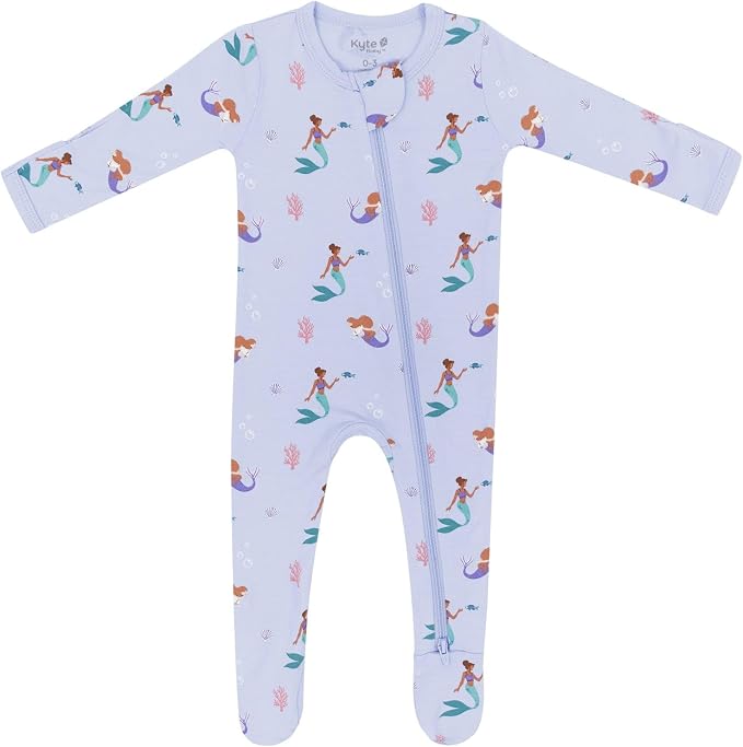 KYTE BABY Infant and Toddler Dual Zipper Footie, Ultra-Soft Rayon Made From by KYTEBABY