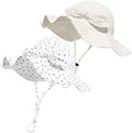 Baby Girl Sun Hat with UPF 50+ Outdoor Adjustable Beach Hat with Wide Brim by DANMY