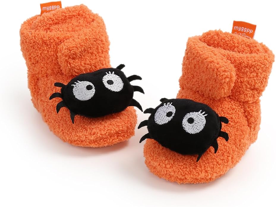 Ohwawadi Infant Baby Boys Girls Slippers Cozy Fleece Booties Soft Bottom Warm by Ohwawadi
