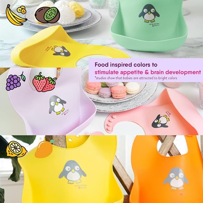 NatureBond Silicone Baby Bibs Easily Wipe Clean - Image 6