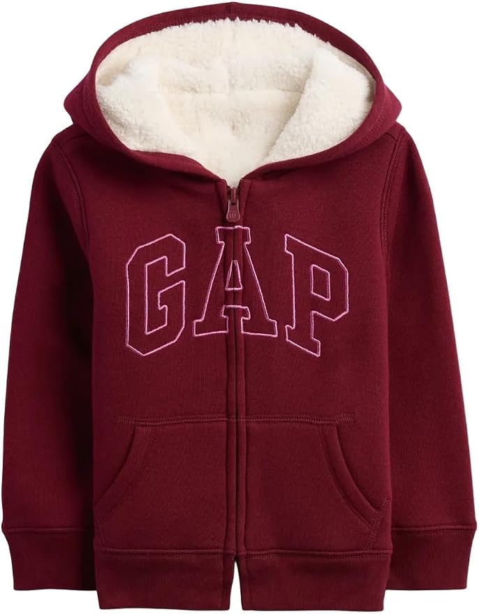 GAP Baby Girls' Cozy Logo Full Zip by GAP