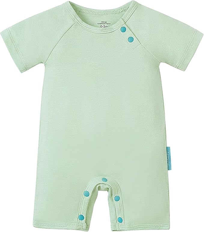 PurComfy SuperSoft Bamboo Viscose Baby Romper, Short Sleeve | One-piece Summer by PurComfy