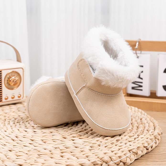 Meckior Baby Girls Cowboy Tassel Boots Side Zipper Moccasins Soft Bottom - Image 4