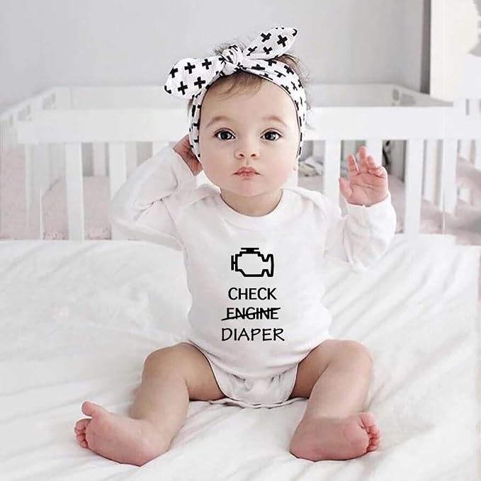 Check Engine Diaper Bodysuit - Image 3
