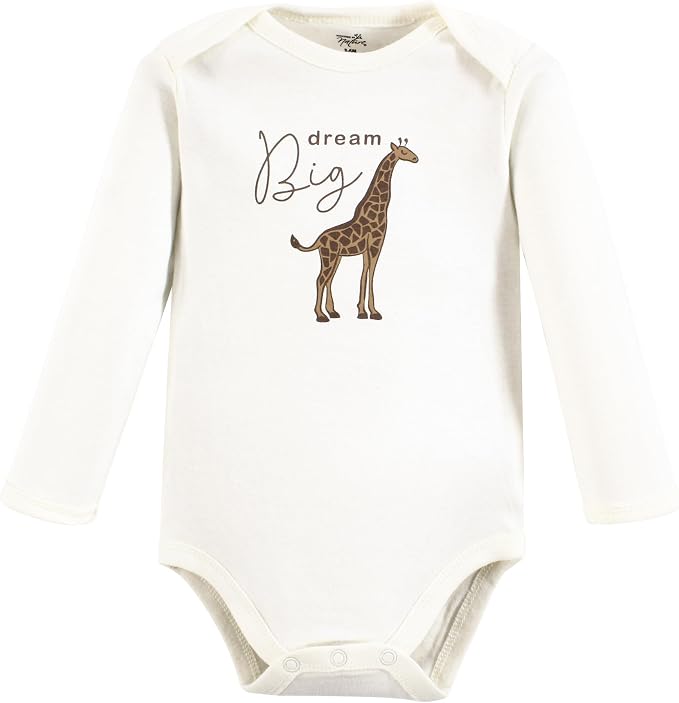 Touched by Nature Unisex Baby Organic Cotton Long-Sleeve Bodysuits - Image 6