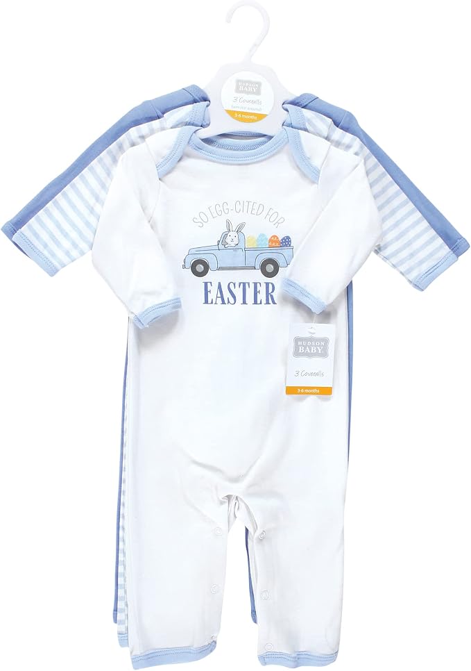 Hudson Baby unisex-child Cotton Coveralls - Image 2