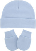 UTTPLL Newborn Hats Mittens Set Toddler Girls Boys Cotton Nursery Hospital by UTTPLL