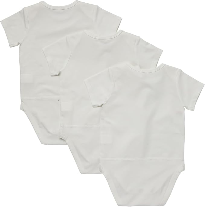 Hanes Baby Pure Comfort Short Sleeve Bodysuits, Infant Bodysuits, Boys & Girls - Image 2
